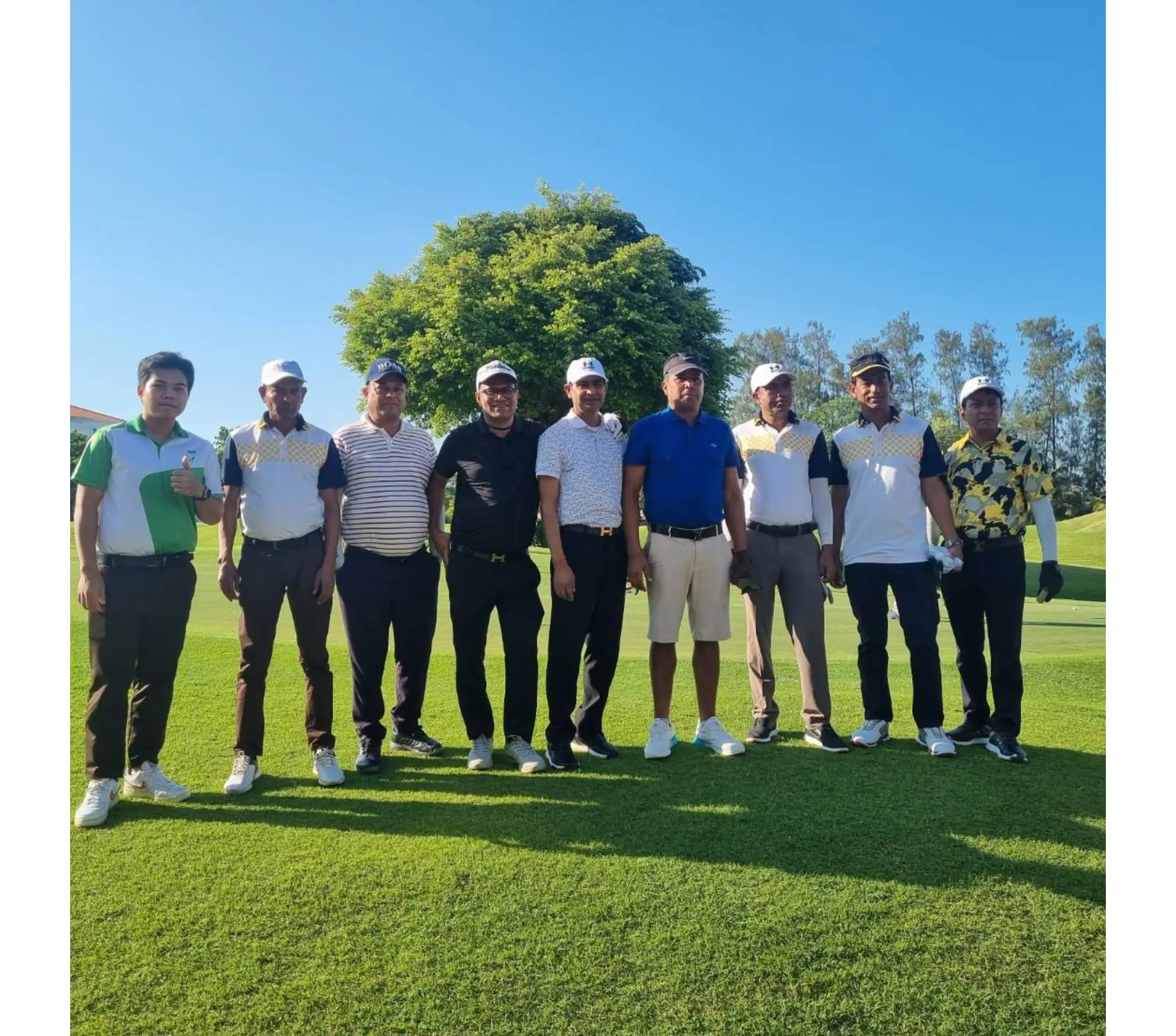 Taigolf clients on a Thailand golf course